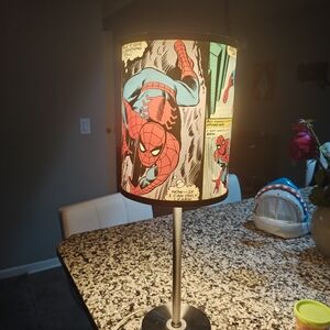 Spider-Man Comic Style Table Lamp – Great Condition